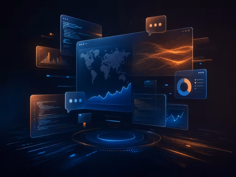 painel de notícias sobre inteligência artificial em agosto de 2026
