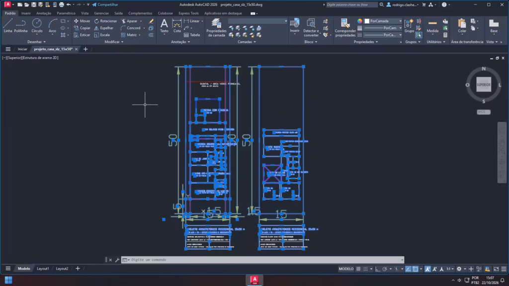 AI-generated DXF file opened and verified natively inside Autodesk AutoCAD 2026