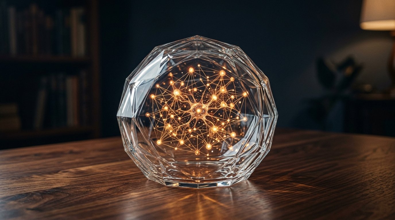 Conceito visual de soberania digital e privacidade de dados com inteligencia artificial offline